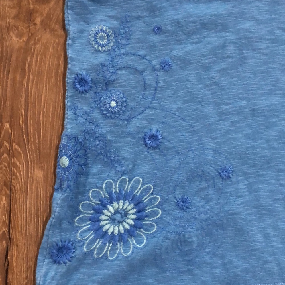 FAT FACE 100% Cotton Short Sleeved Tunic Top with Embroidery - Picture 5 of 10